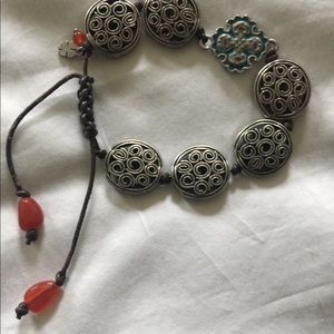 Silver plated friendship bracelet